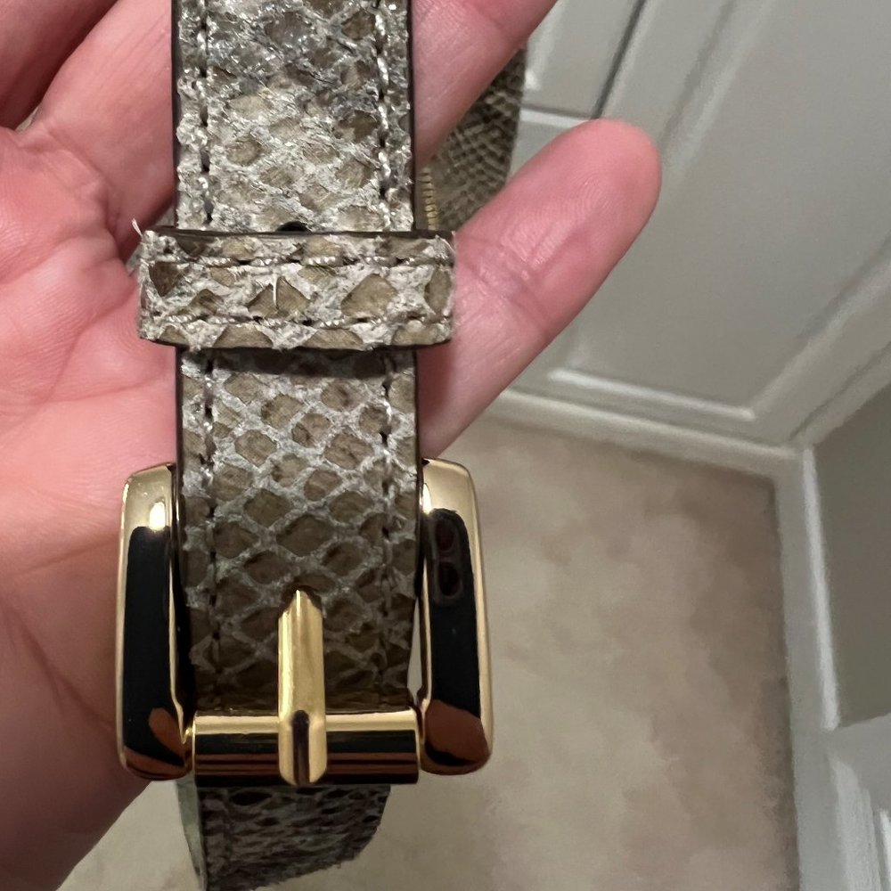 *New* Michael Kors Python Leather, Cross Body Cha… - image 3